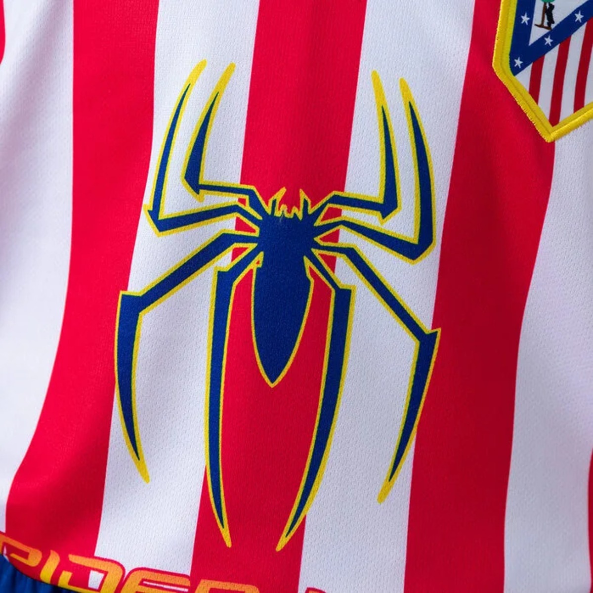 Retro Atletico Madrid 2004/05 Home Kid Kits Long Sleeve