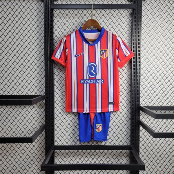 24/25 kids Atletico Madrid Home jersey Kid Kits Size 16-28