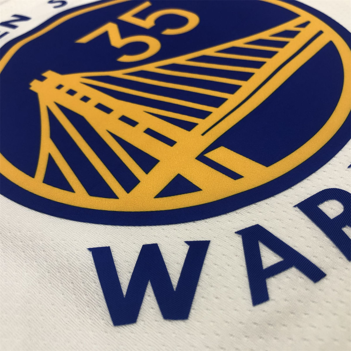 NBA Golden State Warriors V neck White Jersey DURANT#35 S-XXL