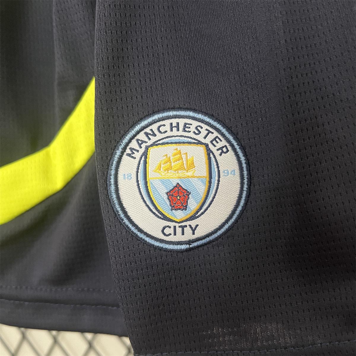 2024/25 Manchester City Away jersey Kid Kits Size 16-28