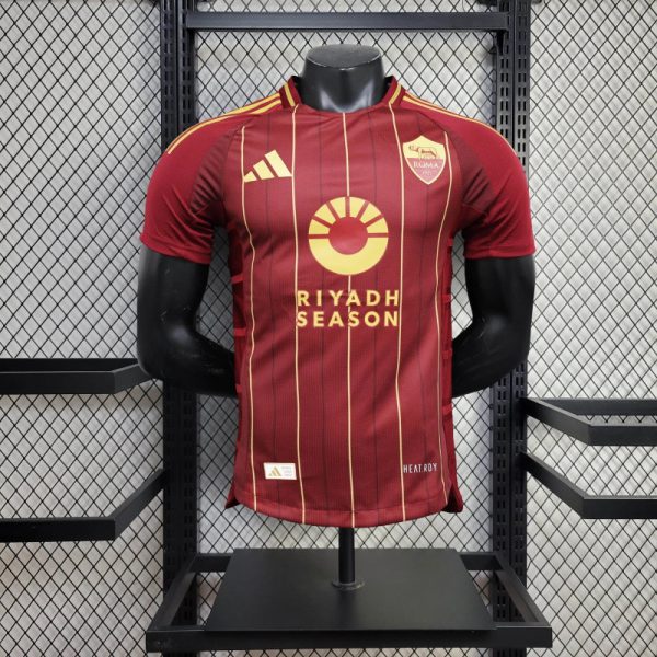 24/25 AS Roma Home Jersey Player Version