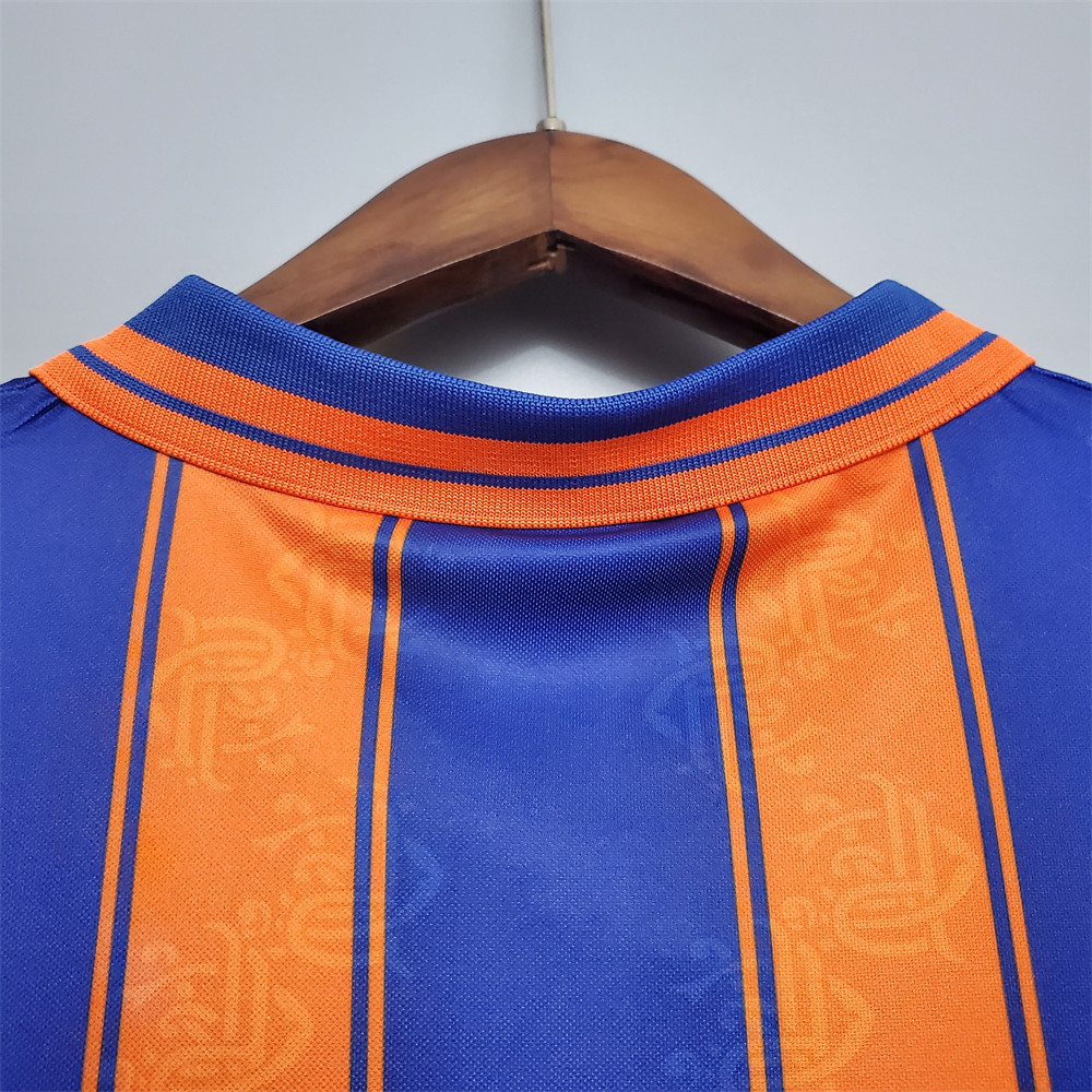 Retro Rangers 93-94 Away  jersey Fan Version