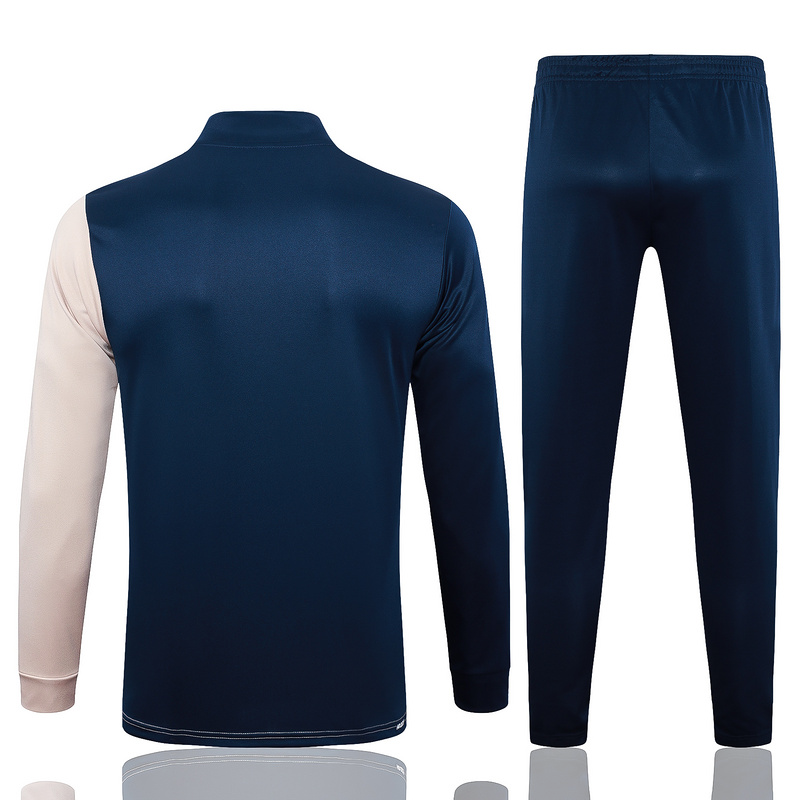 24/25 Sao Paulo Royal blue Yellow Long-sleeved half-pull training kit Football team kit