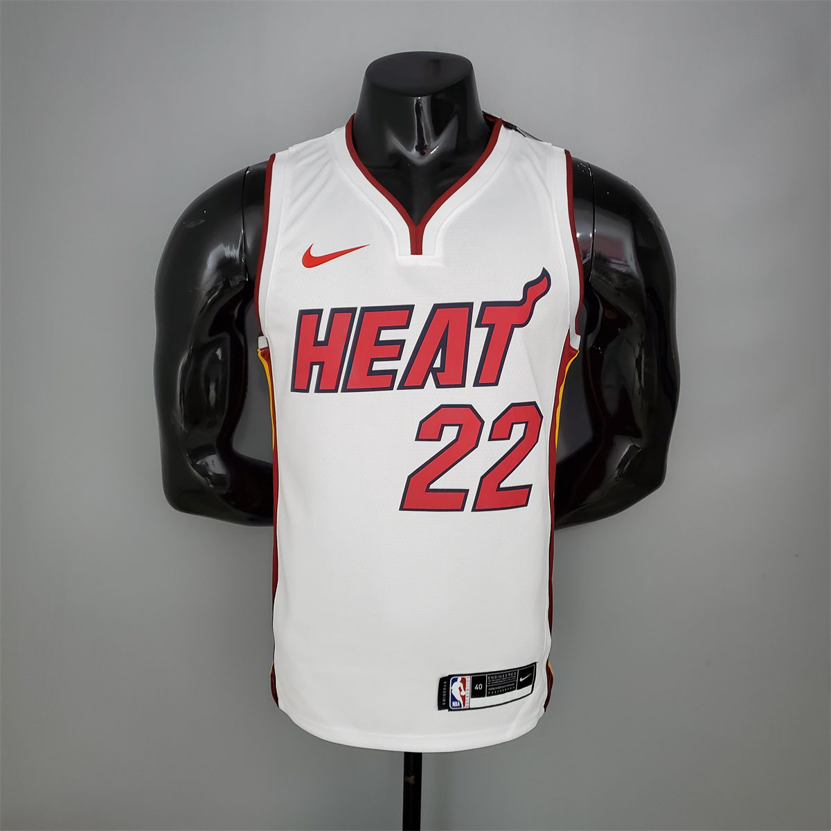NBA Miami Hearts V-Neck White Jersey BUTLER#22 S-XXL