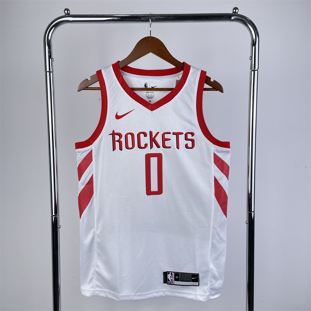 NBA Houston Rockets WESTBROOK#0 2018/19 White Association Edition Swingman Jersey S-XXL