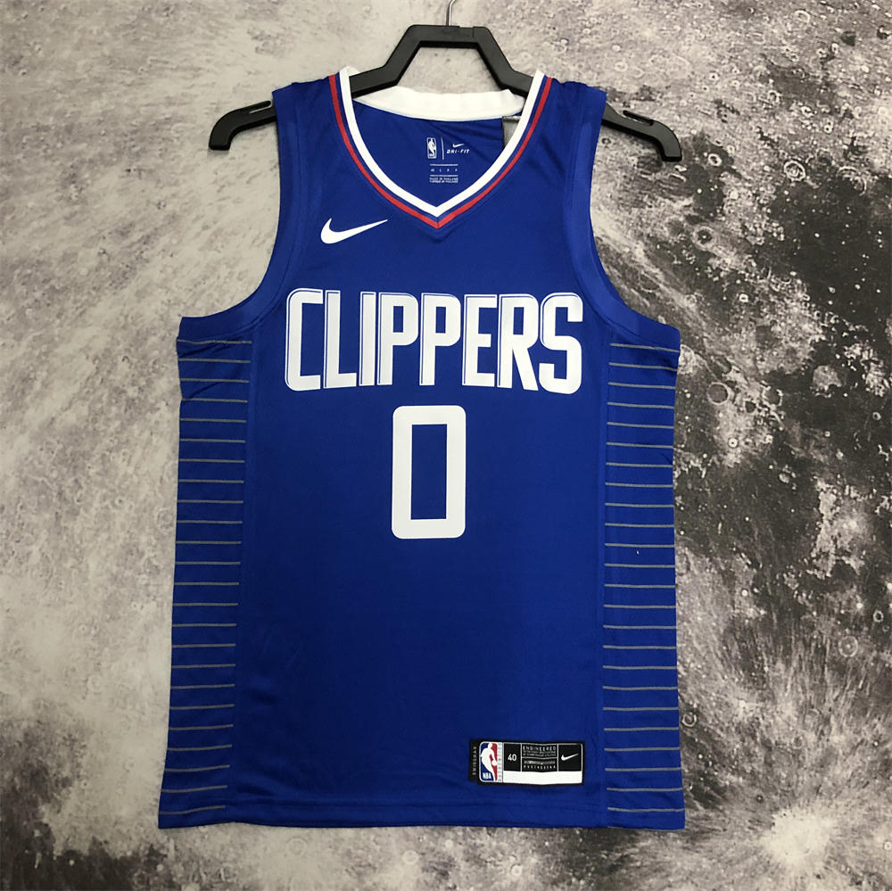 NBA Los Angeles Clippers Jersey WESTBROOK#0 S-XXL