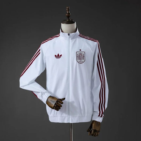 2026 Spain White Windbreaker