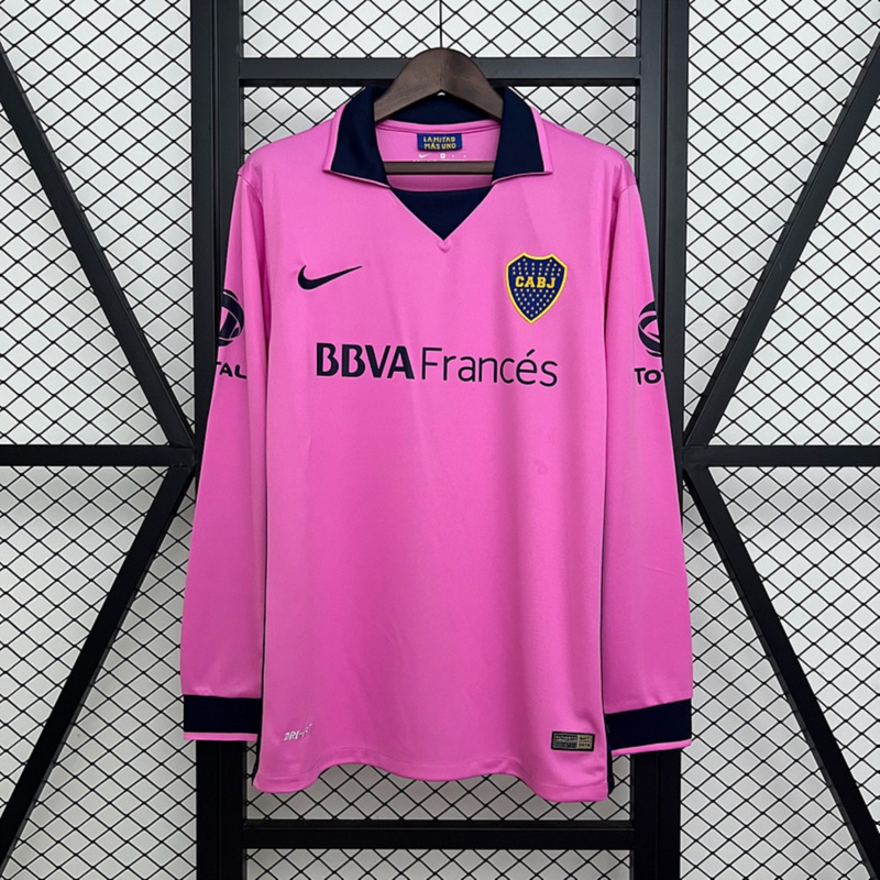 Retro Boca Juniors 13/14 Away Long Sleeve jersey Fan Version