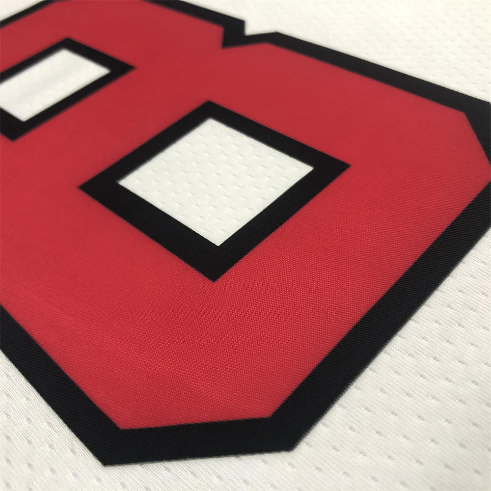 NBA Chicago Bulls Round Neck White 75th anniversaryJersey LAVINE#8 S-XXL