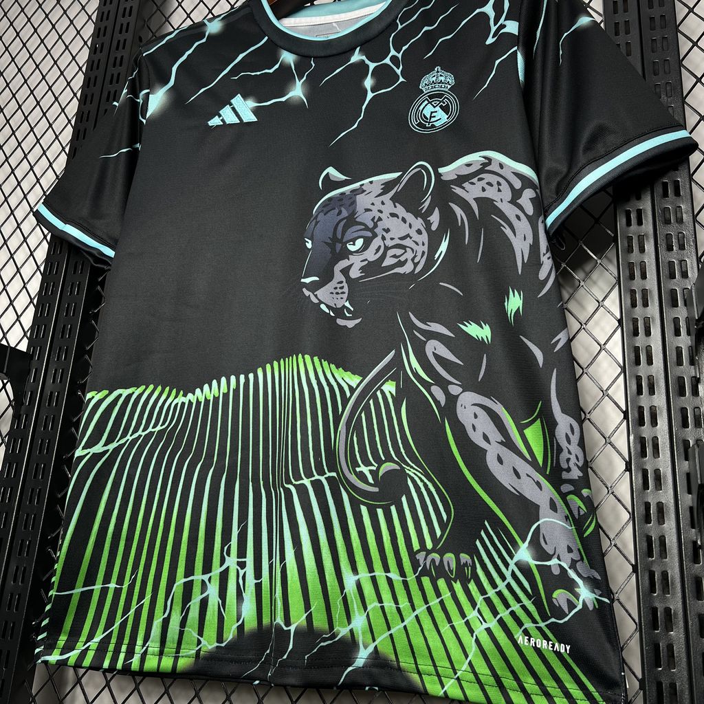 24/25 Real Madrid Special Edition Black and green Jersey Fan Version