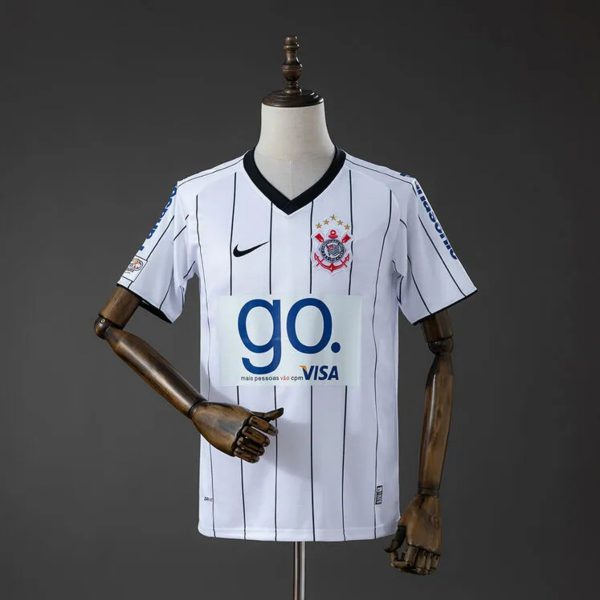 Retro 2009 Corinthians Home Pre-Season Jersey Fan Version