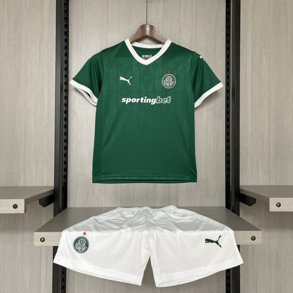 2025/26 kids kits Palmeiras Home jersey size: 16-28