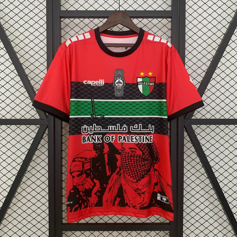 25/26 Palestinian Special Edition Red Jersey Fan Version