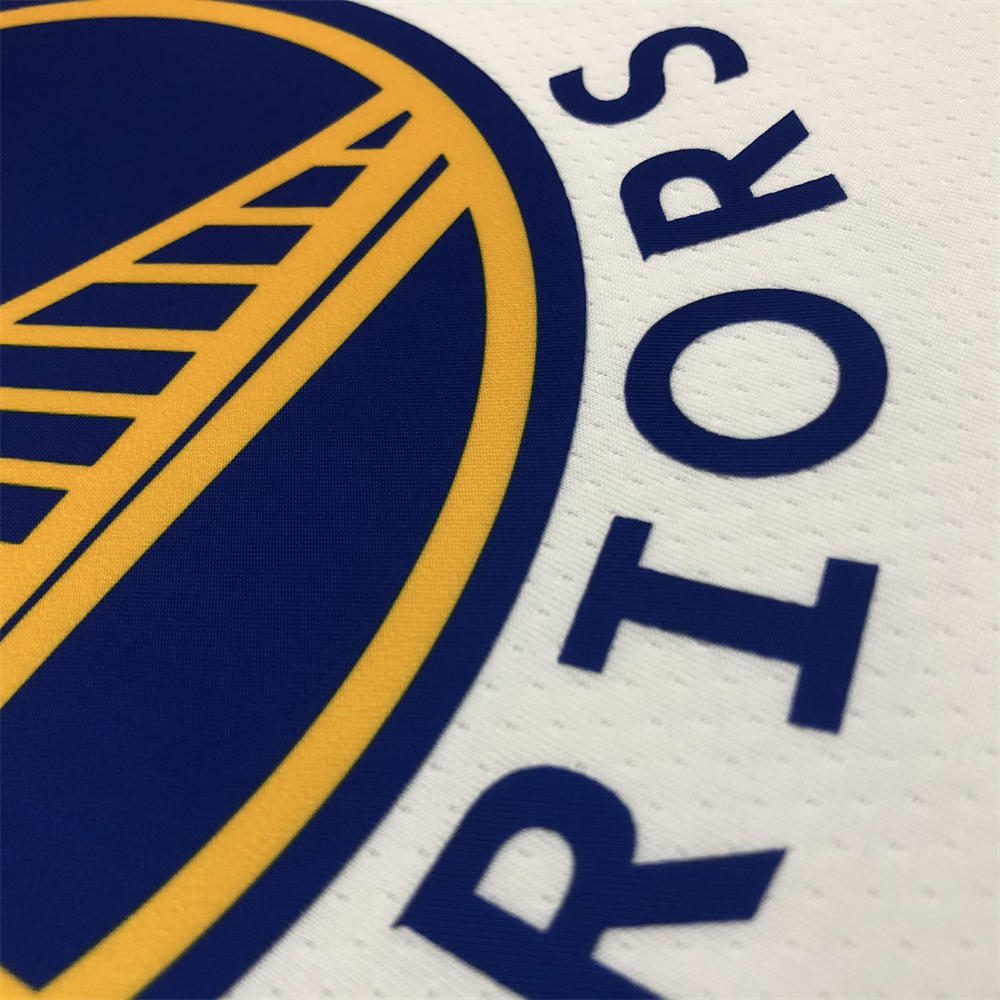 NBA Golden State Warriors V-Neck White Jersey WISEMAN#33 S-XXL