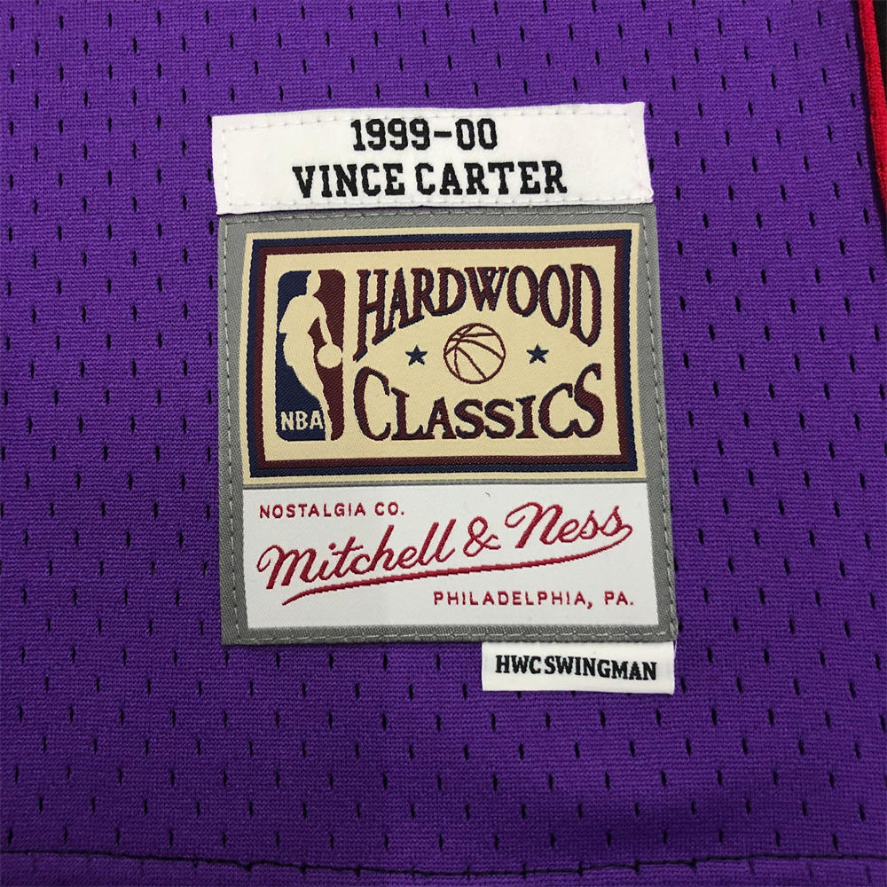 NBA Toronto Raptors V-Neck Purple jersey CARTER#15 S-XXL