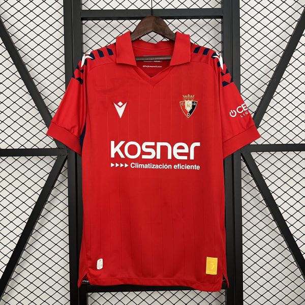 2025/26 Osasuna Home Red Jersey Fan Version