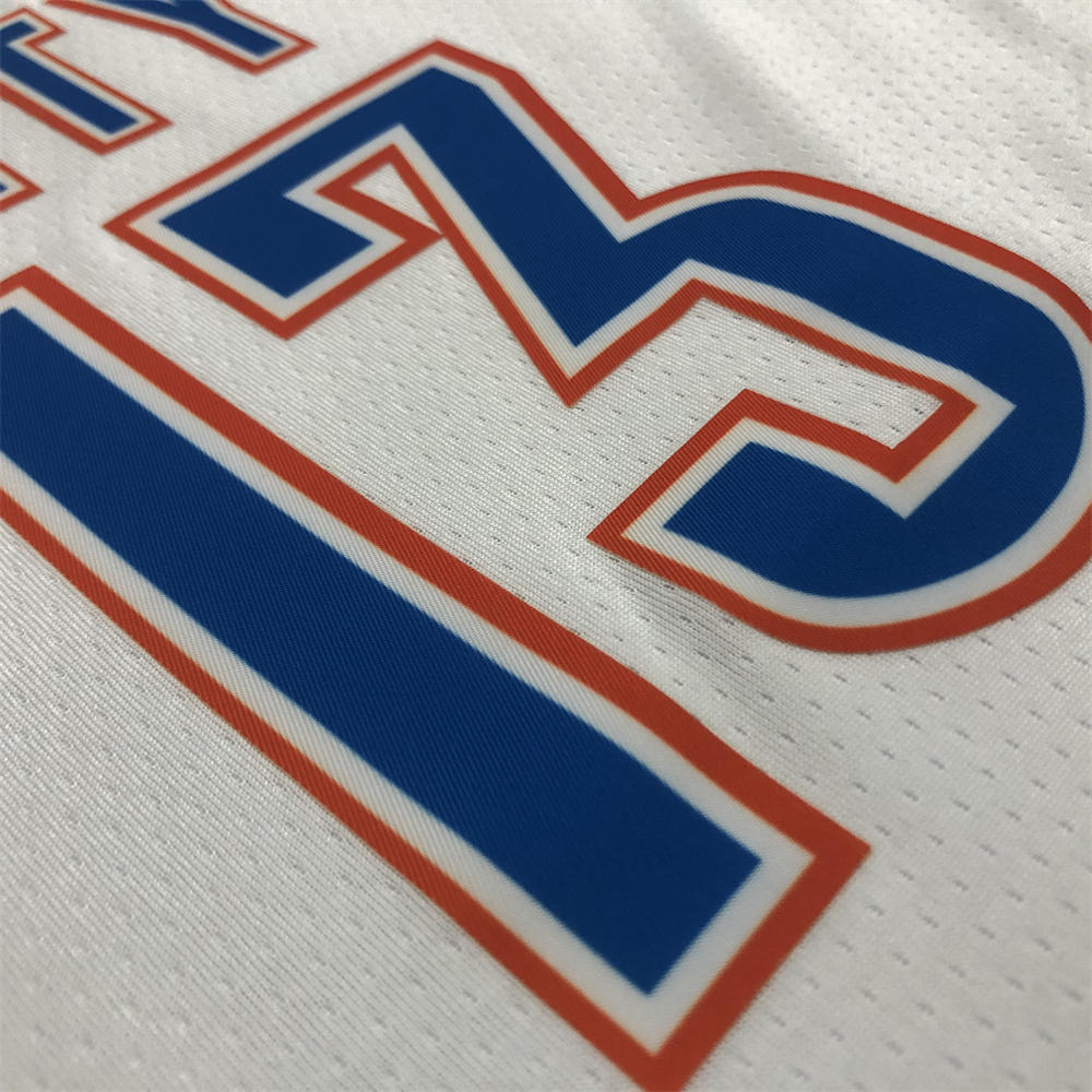 NBA Oklahoma City Thunder V-Neck White Jersey HARDEN#13 S-XXL