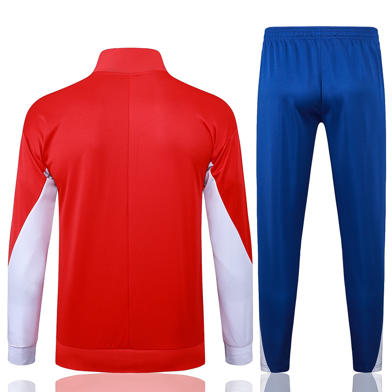 2024/25 Paris Red Jacket Training Suit Set Football Team Shirt Sports Fashion