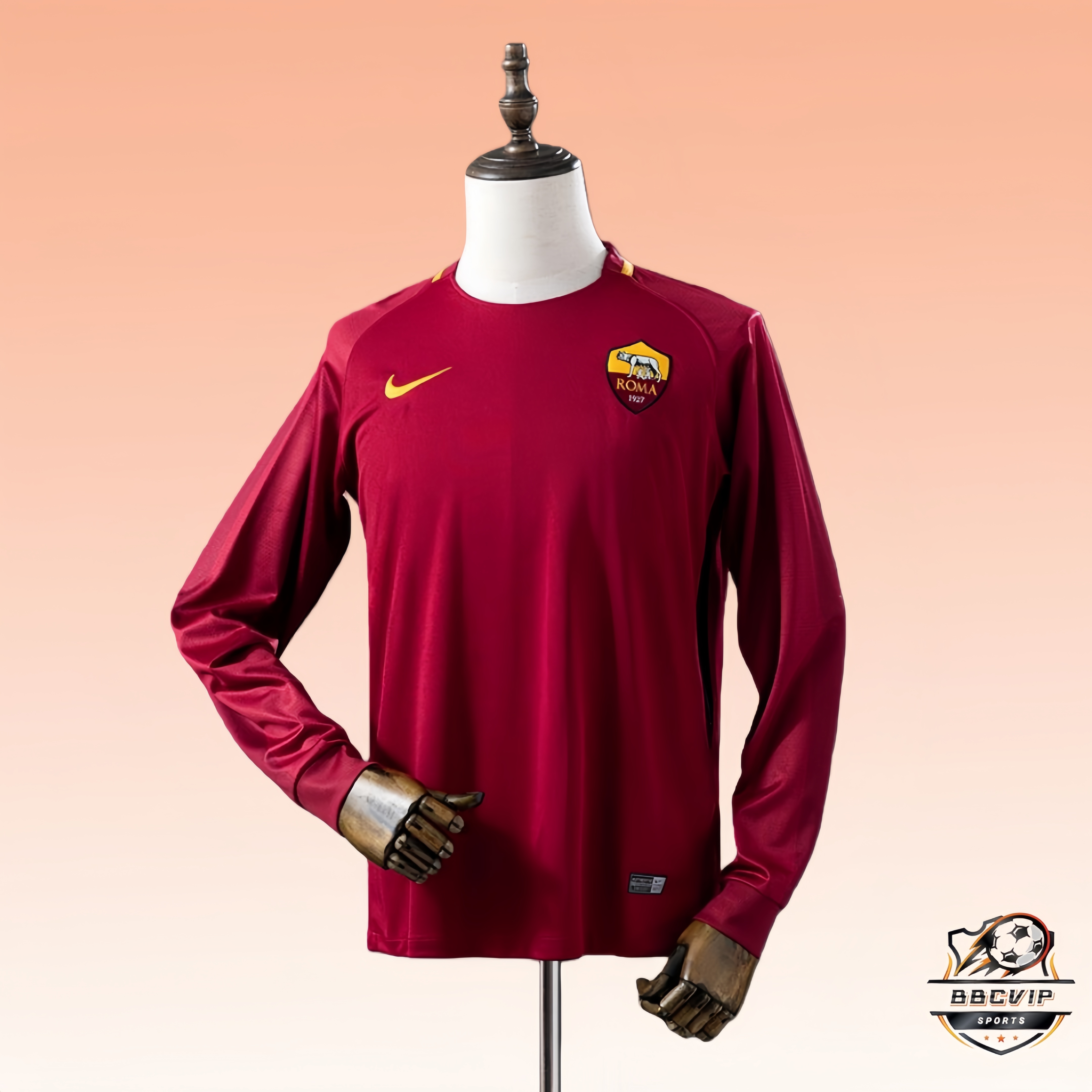 Retro Roma 17/18 Home jersey Fan Version