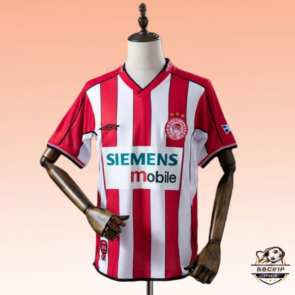 Retro Olympiacos 2002/03 Home jersey Fan Version