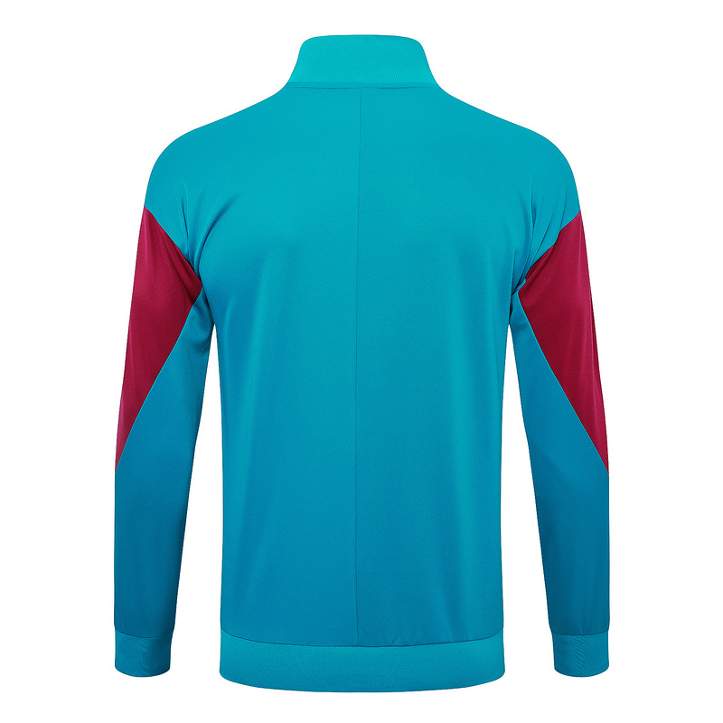 2024/25 Paris Lake blue Jacket Training Suit Set Football Team Shirt Sports Fashion