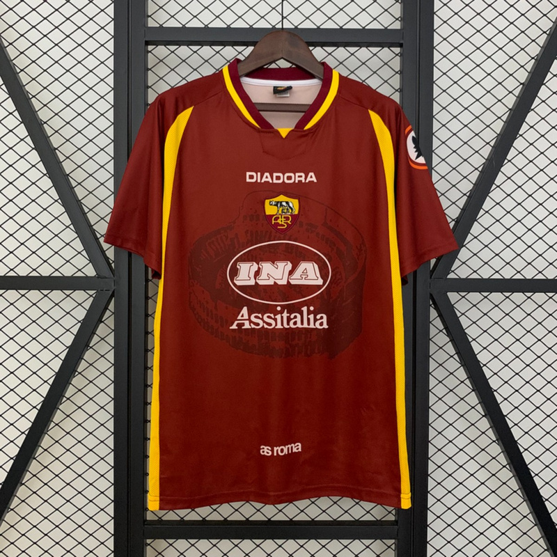 Retro 97/98 Roma Home jersey Fan Version