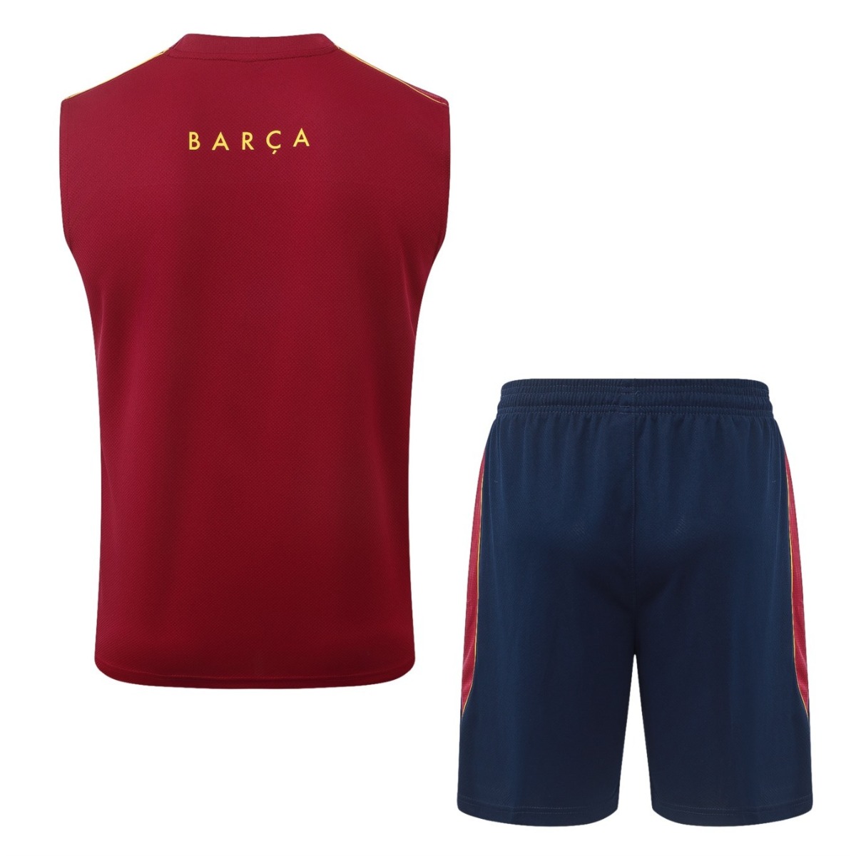 2026 Barcelona Maroon Training Set Shirt and Shorts