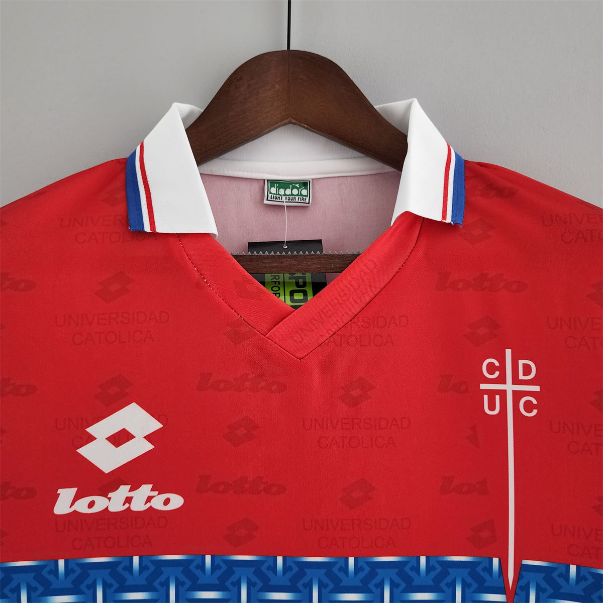 Retro Deportivo Universidad Católica 1996 Third away Long Sleeve jersey Fan Version