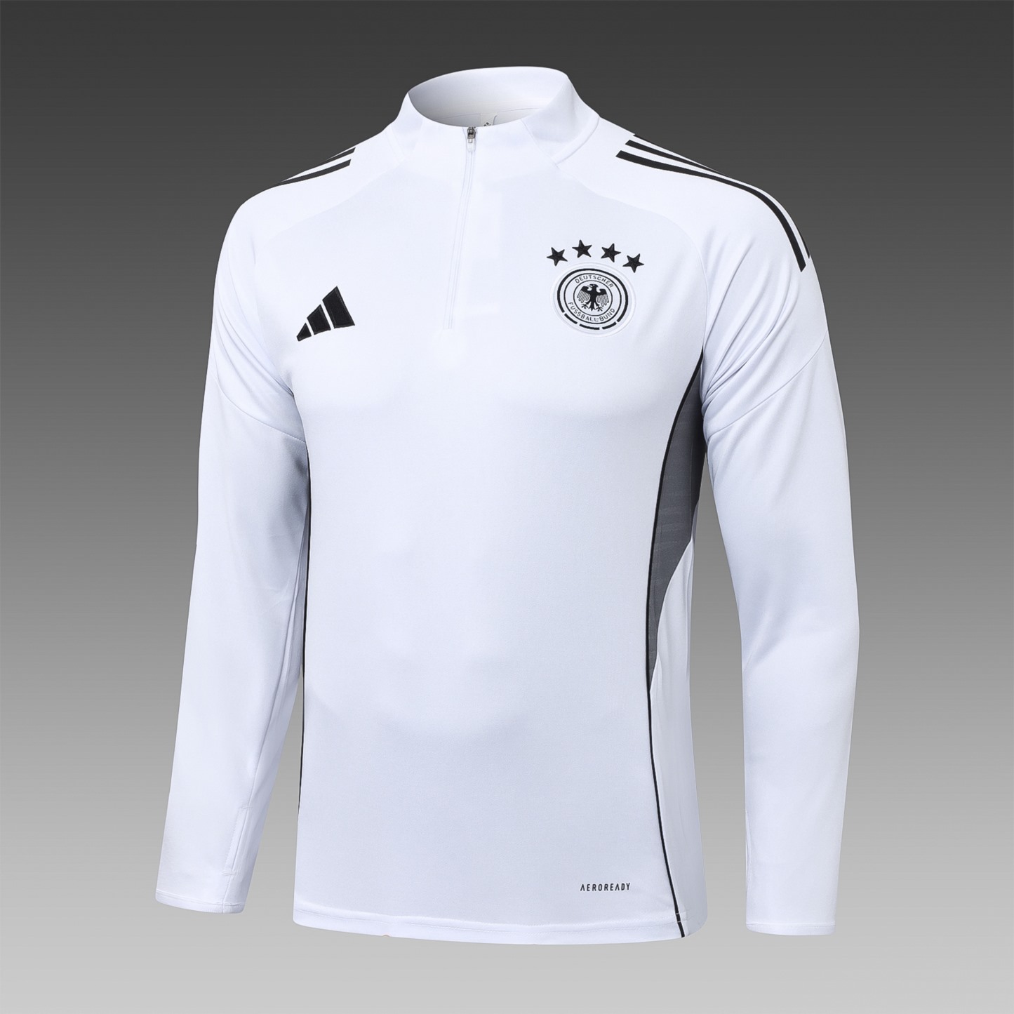 2025/26 Germany White Long-sleeved half-pull training kit Football team kit