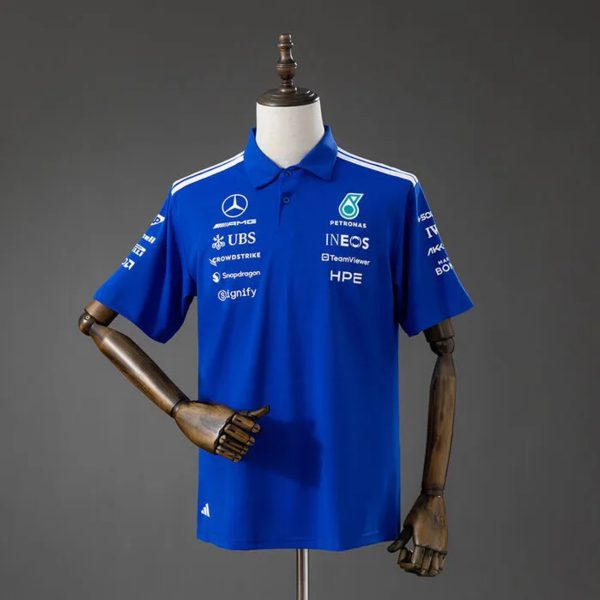 F1 Racing Mercedes-AMG 2026 Blue Polo