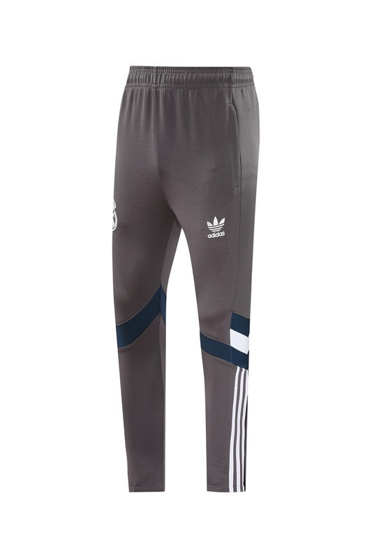 2024 Real Madrid grey Jacket Training Suit Set Football Team Shirt Sports Fashion