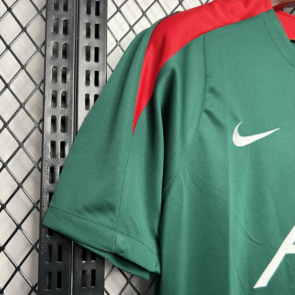 2024/25 Liverpool Pre-match training dark green Jersey Fan Version