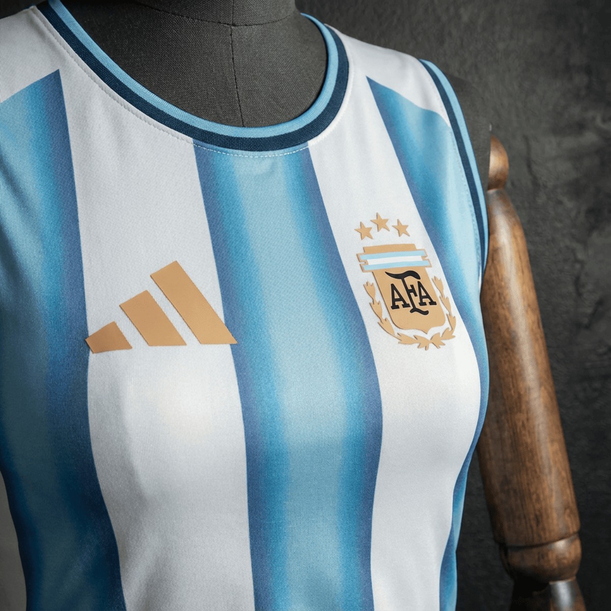 Women's Football Vest Argentina 2026 World Cup Home Jersey