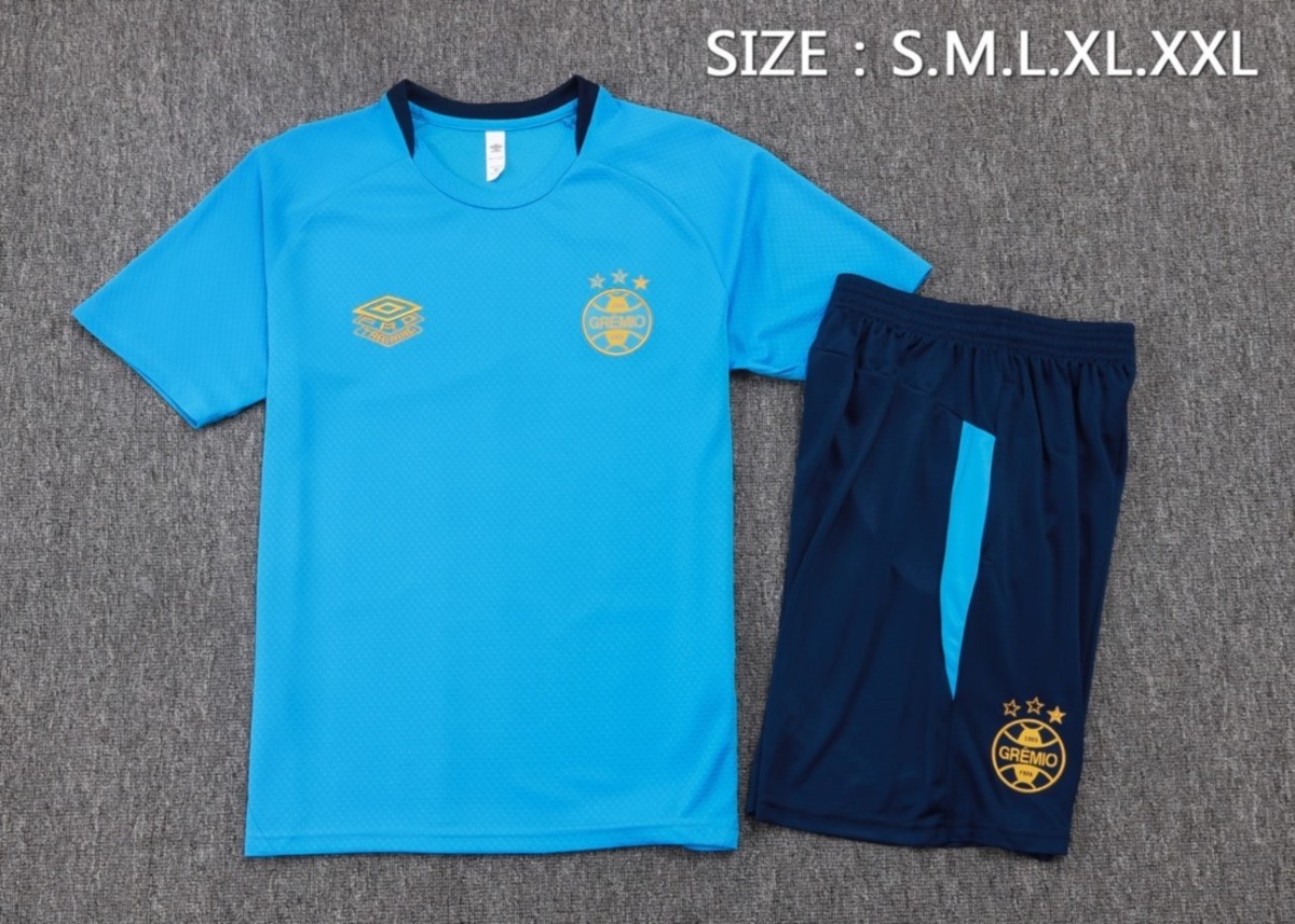 2026 Gremio Sky blue Training Set Shirt and Shorts