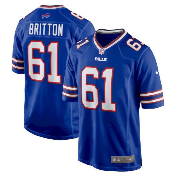 NFL Buffalo Bills Jeysey BRITTON #61