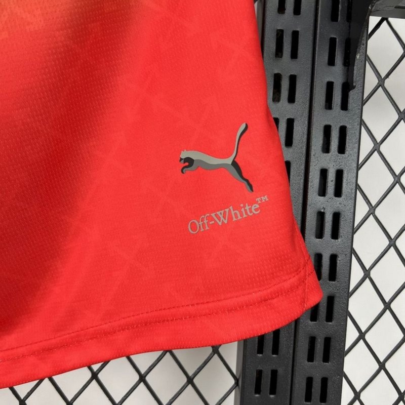2025/26 AC Milan Co-Branded Edition Red Green Shorts Size:S-XXL
