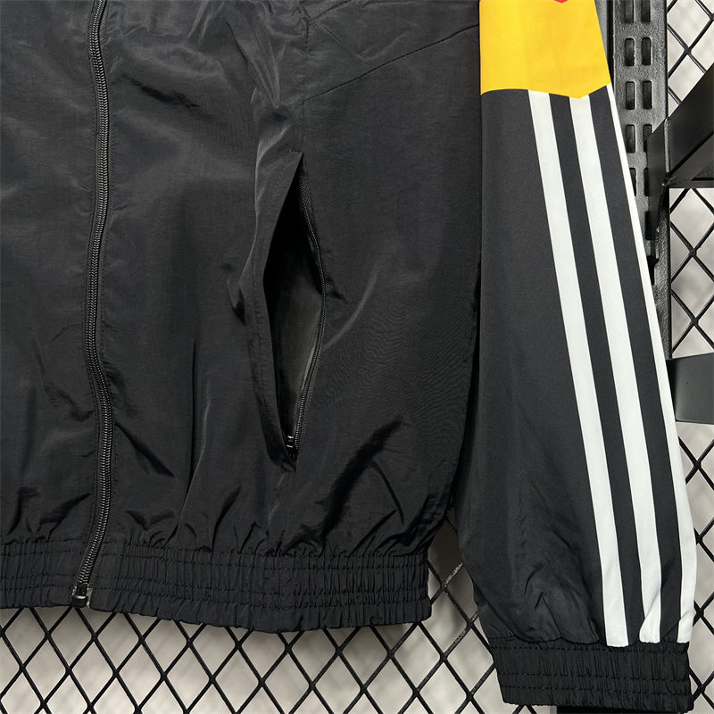 2024/25 Germany Euro Black windbreaker Sport Unifom jersey Sport Unifom