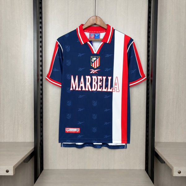 Retro Atletico Madrid 1998/99 Away Jersey Fan Version