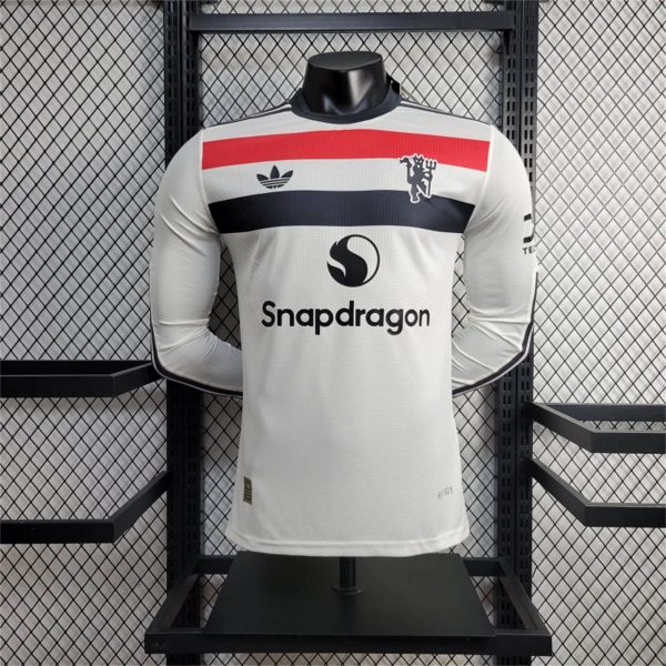 24/25 Manchester United Third Away Jersey Long Sleeve Player Version