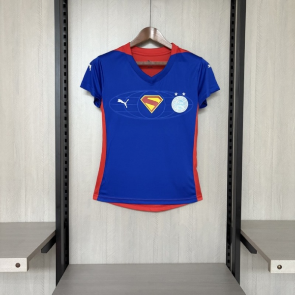 2025/26 Bahia Superman Blue Women's Jersey Fan Version