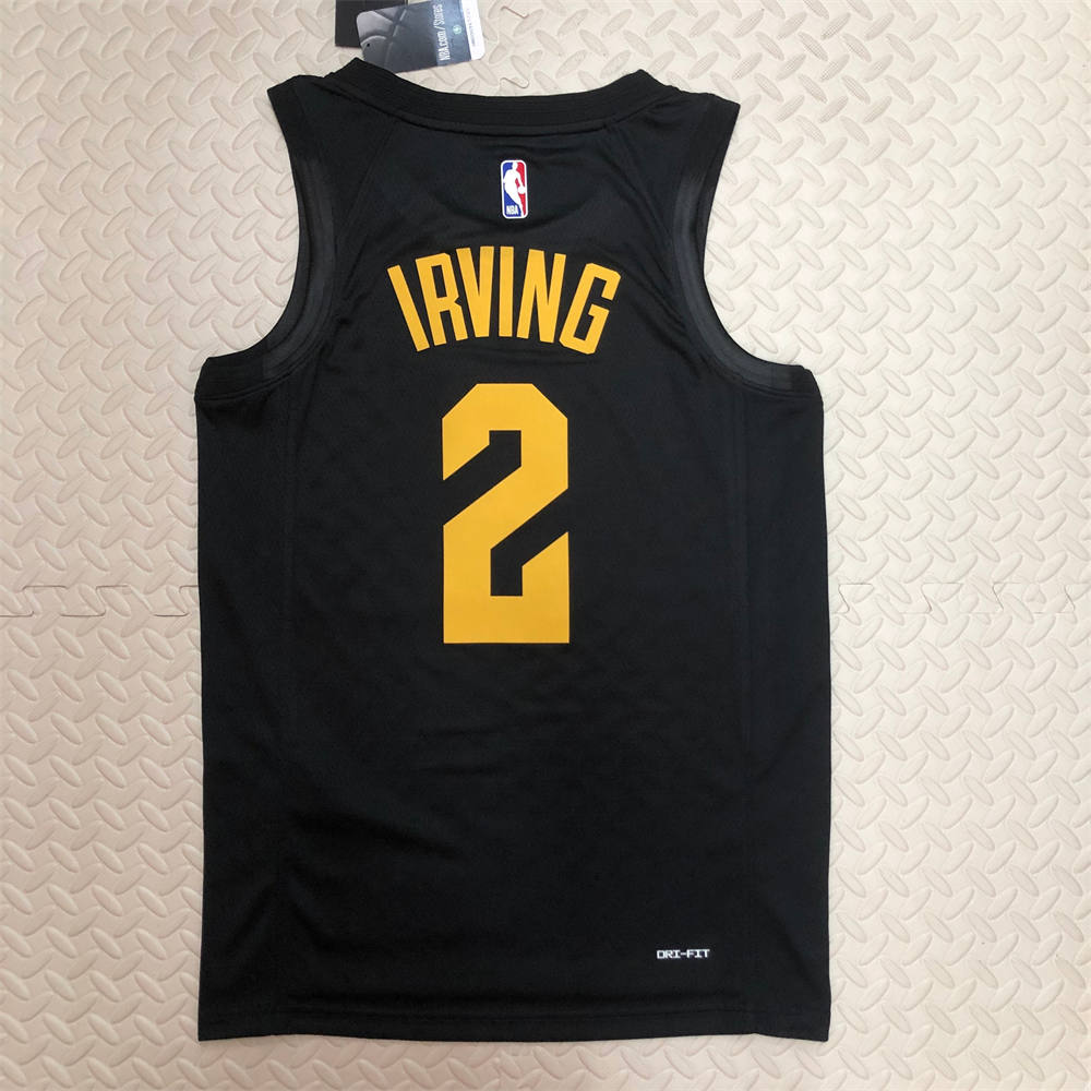 NBA Cleverland Cavaliers Round Neck Black jersey IRVING#2 S-XXL