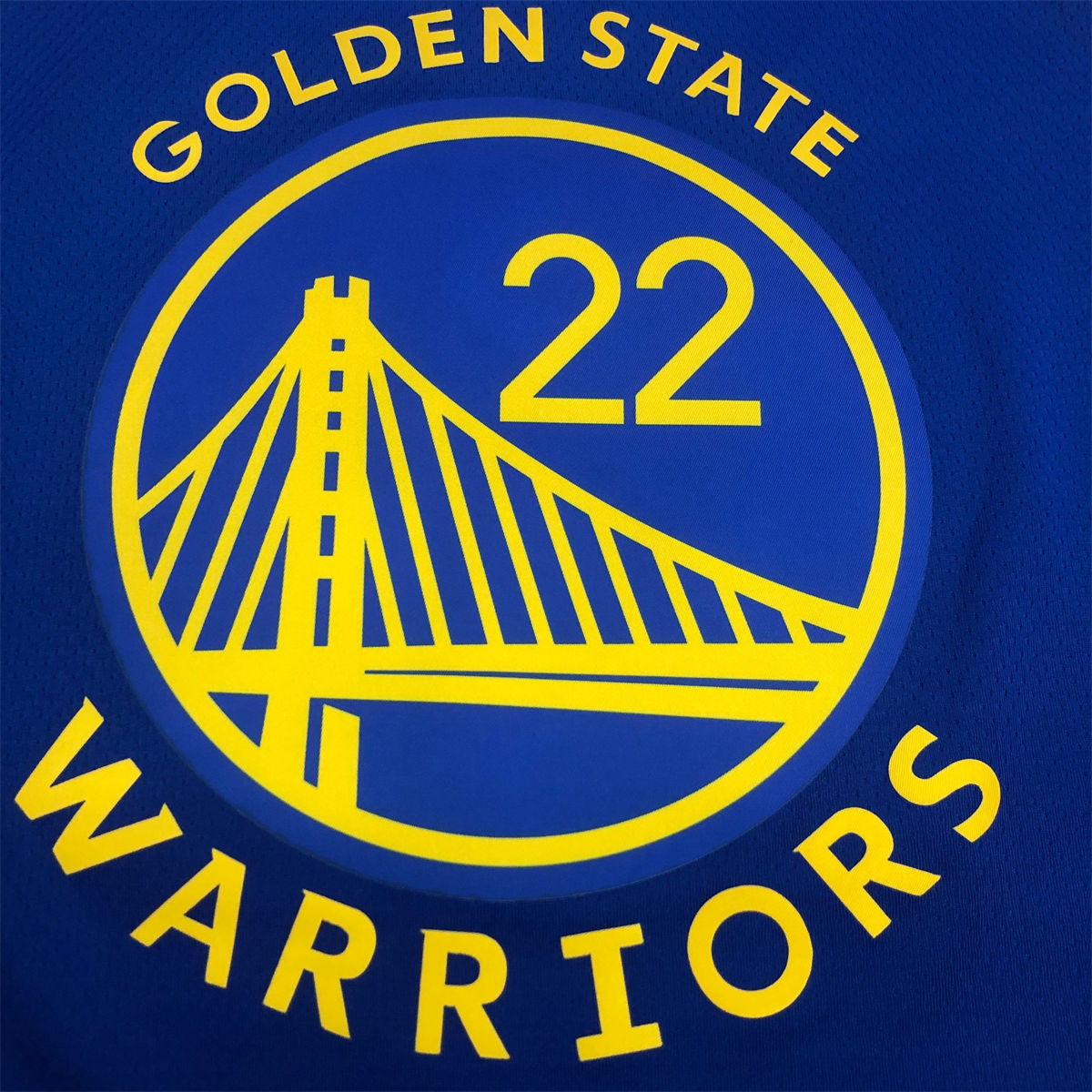 NBA Golden State Warriors V neck Blue Jersey WIGGINS#22 S-XXL