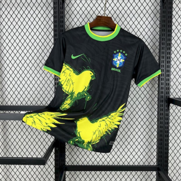 2025/26 Brazil Dove Edition Black jersey Fan Version