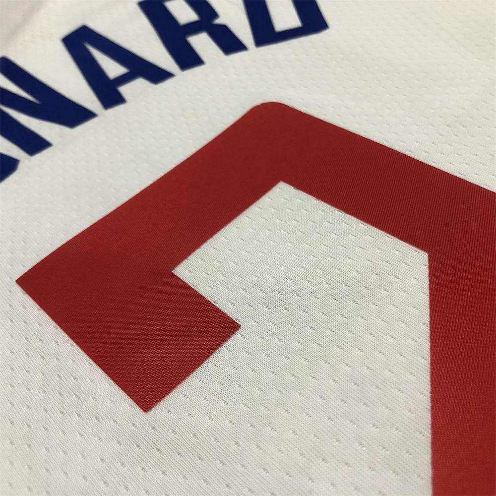 NBA Los Angeles Clippers V-Neck White Anniversary Jersey LEONARD#2 S-XXL