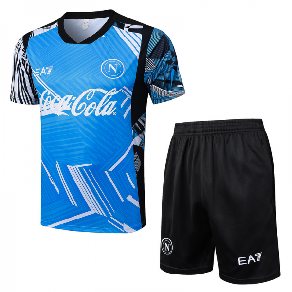 24/25 Naples Take blue Training Set Shirt and Shorts