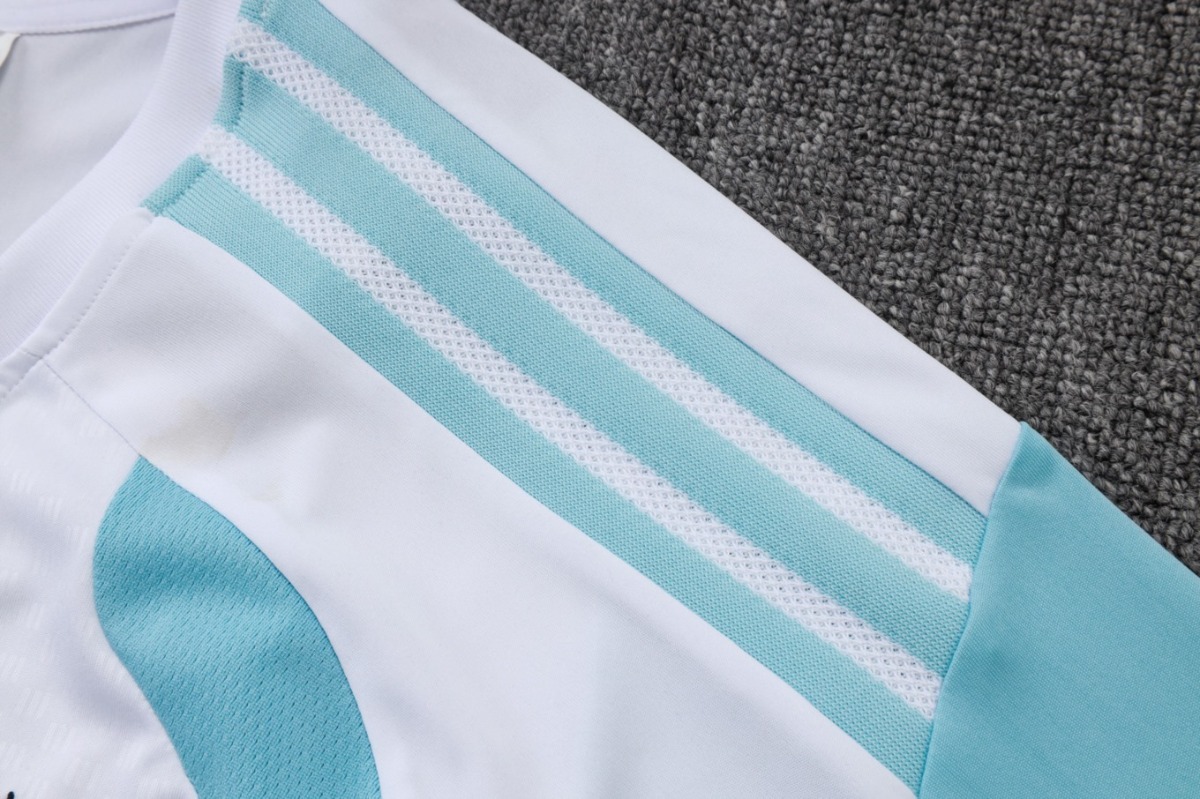 2026 Argentina White Training Set Shirt and Shorts