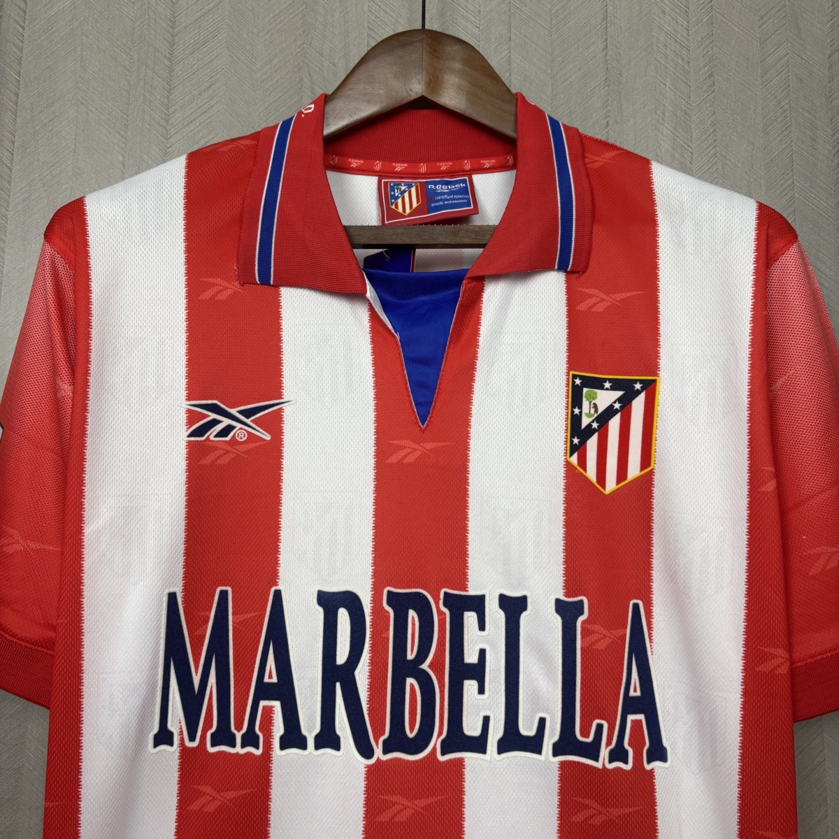 Retro Atletico Madrid 1998/99 Home Jersey Fan Version