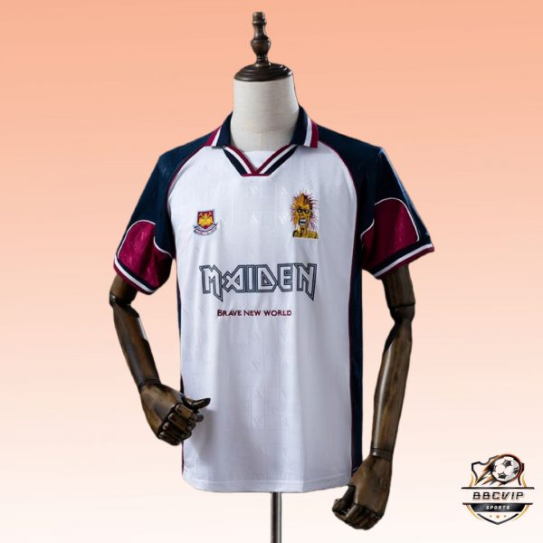 Retro West Ham United 1999/2001 away(Iron Lady) jersey Fan Version