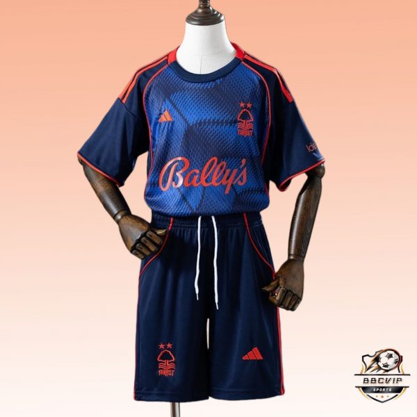 2025/26 Nottingham Second Away jersey Kid Kits Size 16-28