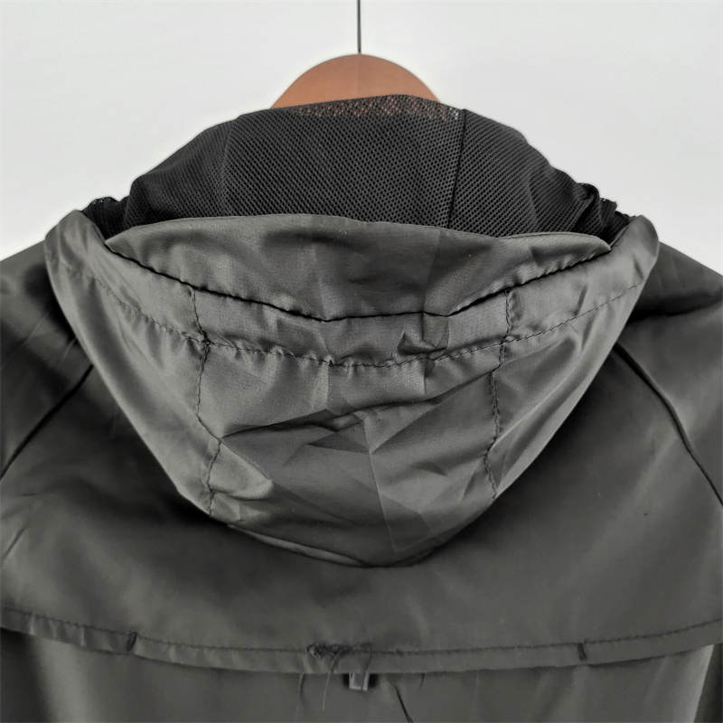 2022 Windbreaker Brazil Black jersey Sport Unifom